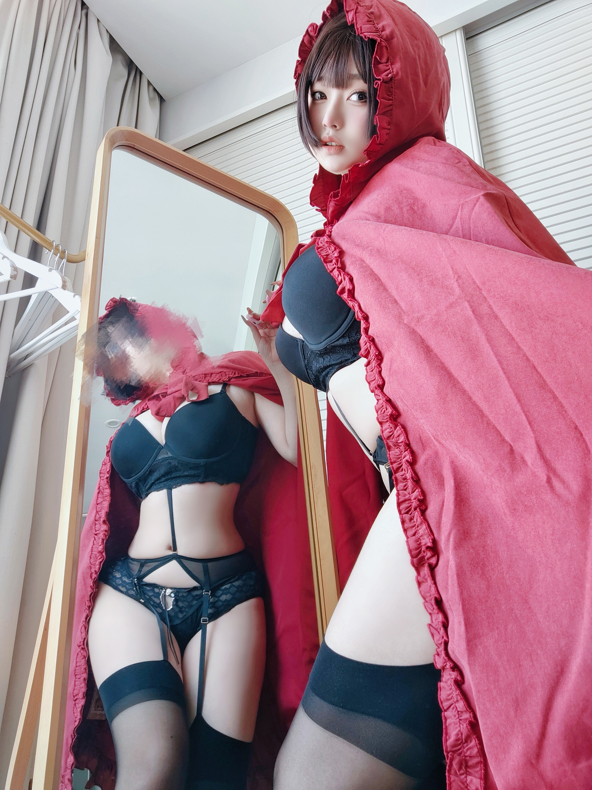图片[1]-女主K – NO.025 小红帽和红苹果 [86P]-XikXak
